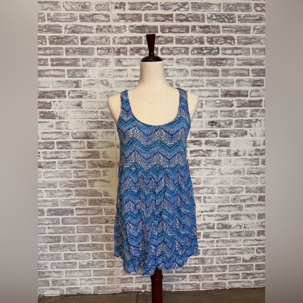 Forever 21 blues print dress